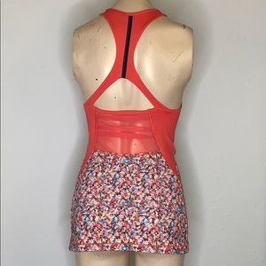 Lululemon mesh with me tank bra shirt 2 EUC